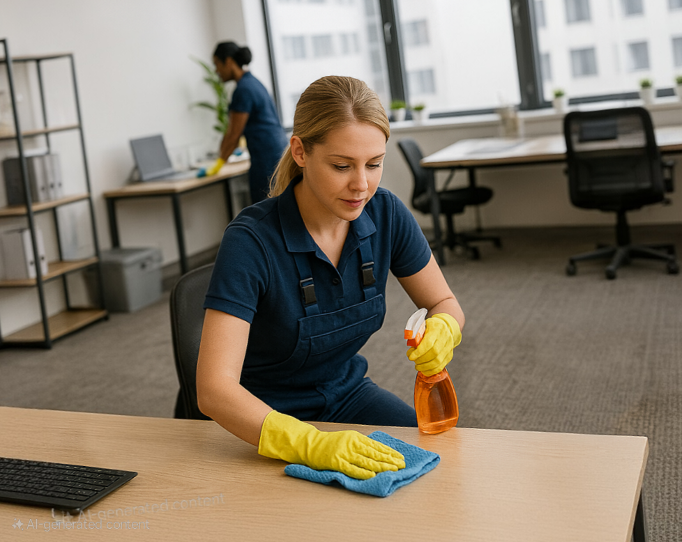 Kantoorschoonmaak project